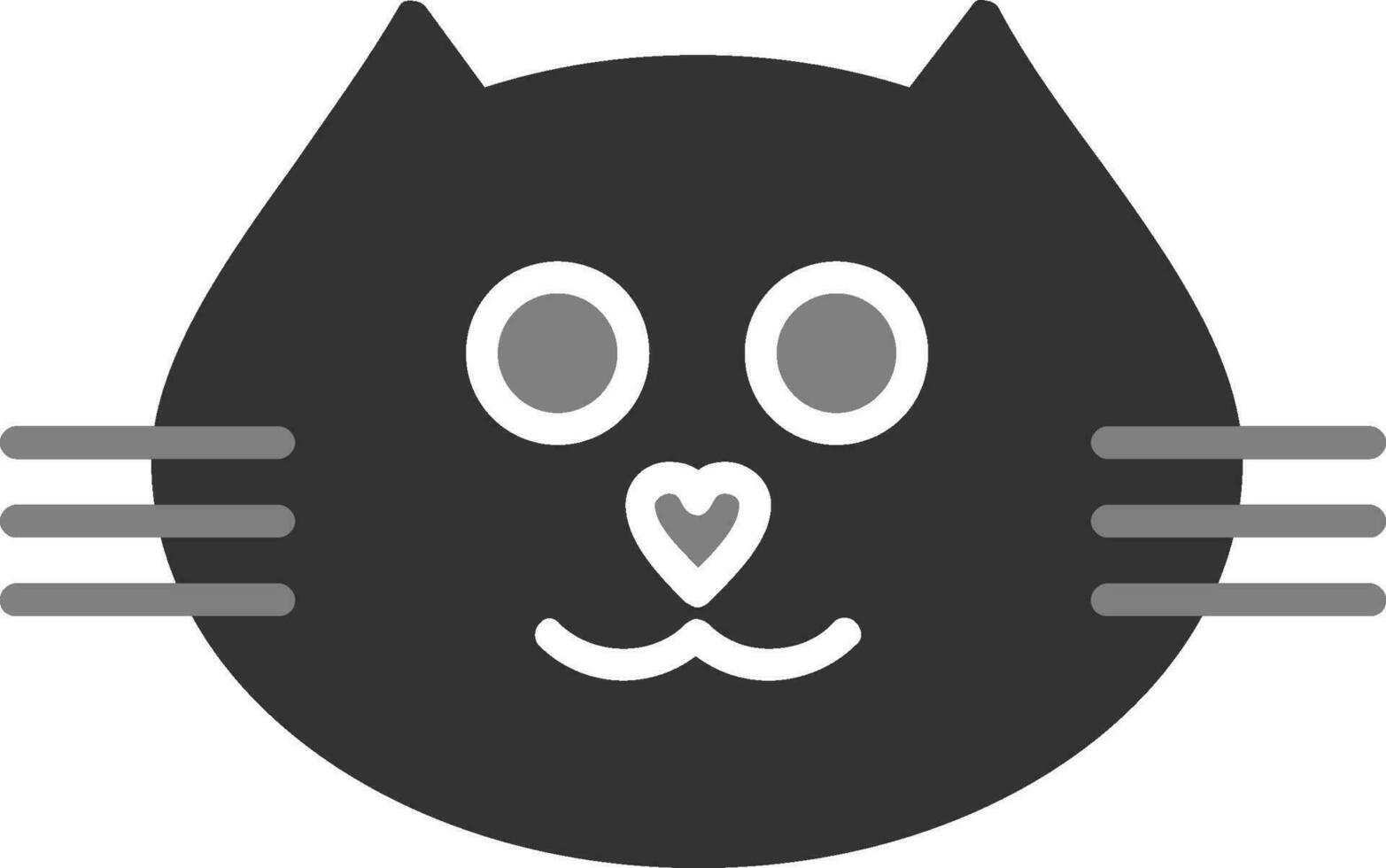 Cat face Vector Icon
