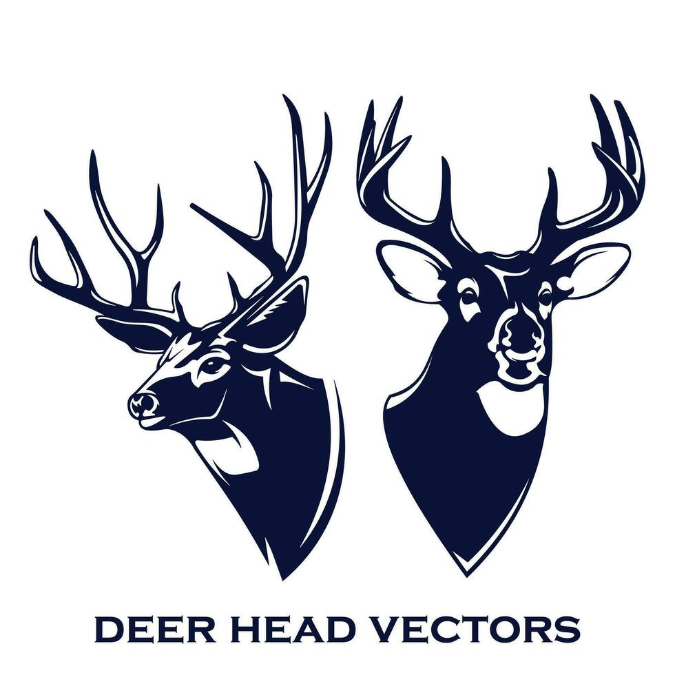 Ilustración de vector de cabeza de ciervo