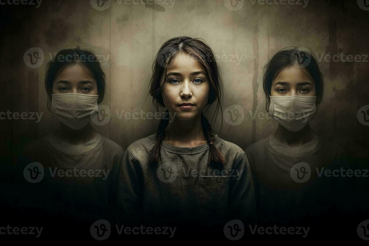 AI generated Faces of Resilience photo