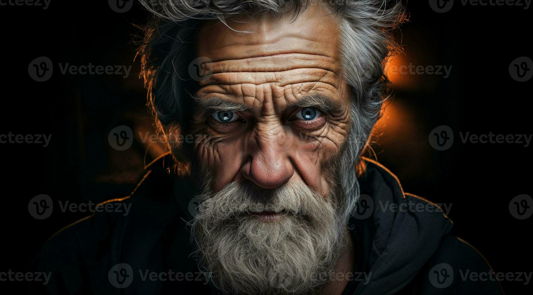 AI generated Wisdoms Stare photo