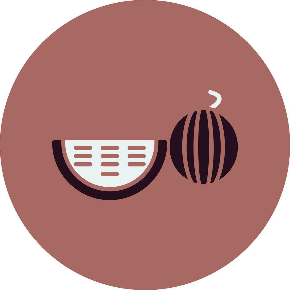 Water Melon Vector Icon