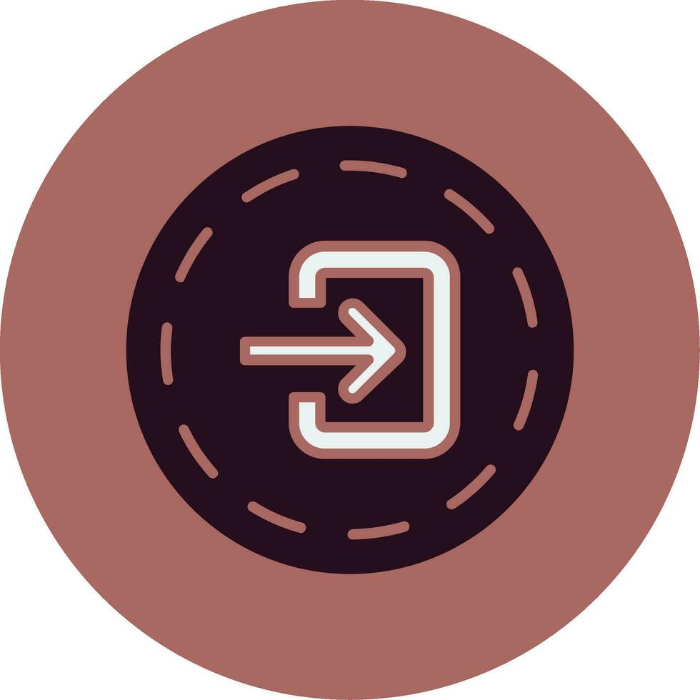 Log In Vector Icon