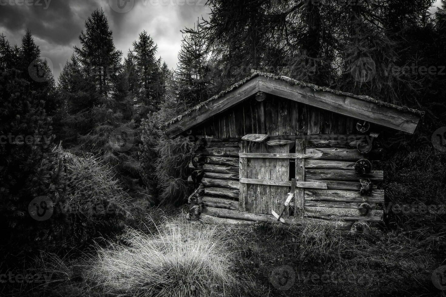 Mountain hut from Austria photo
