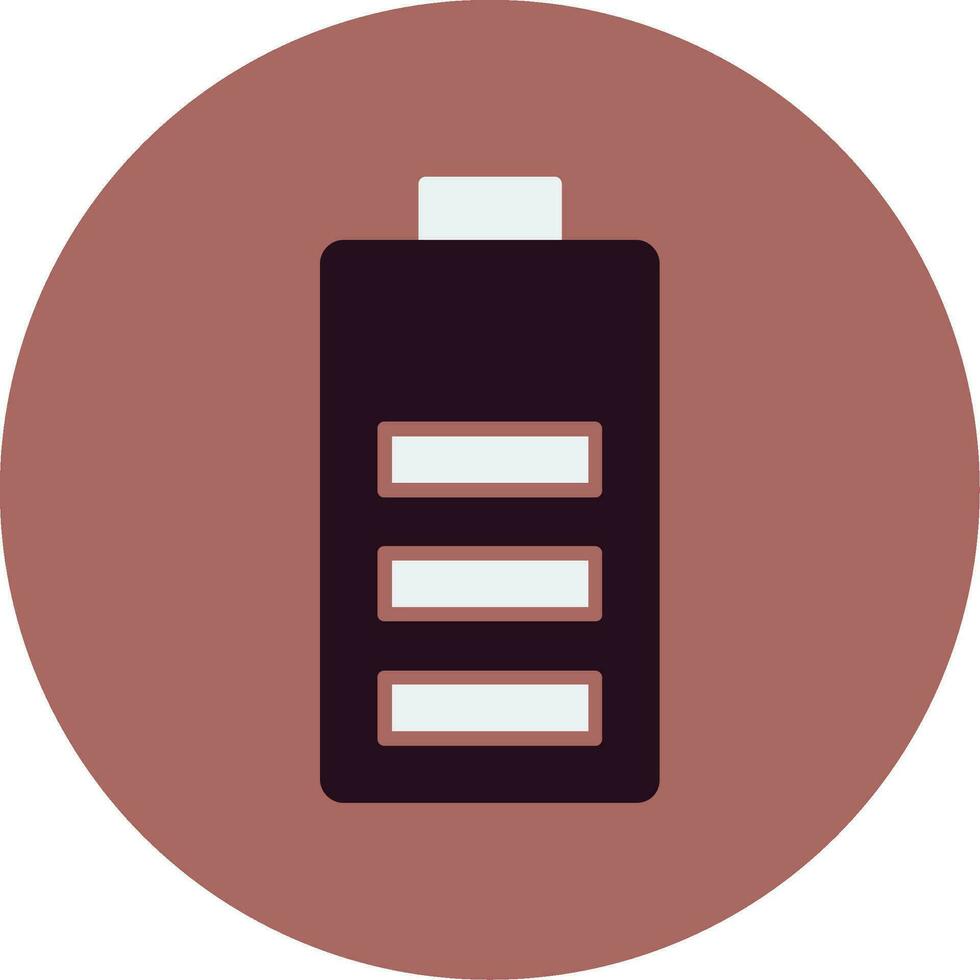 Battery Charged Vector Icon