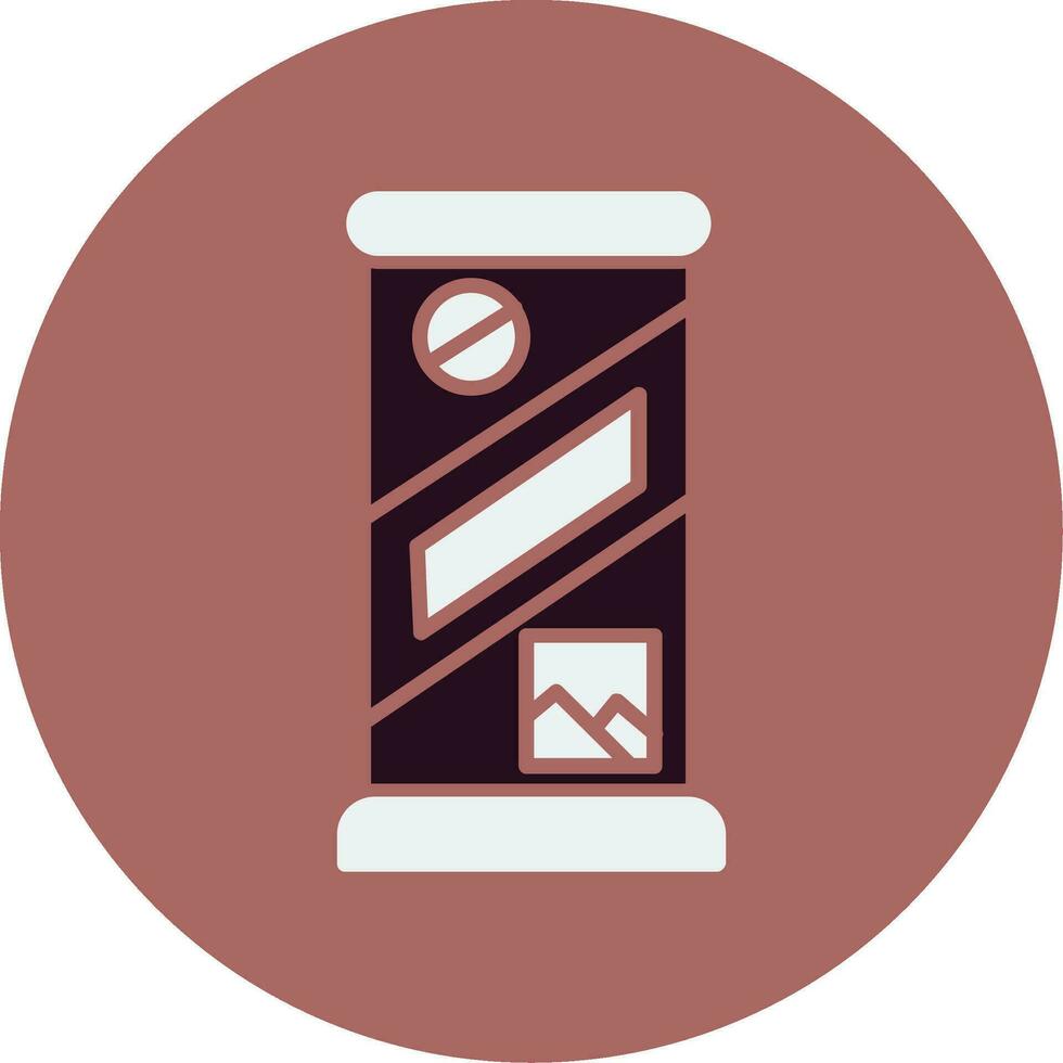 Roll Up Vector Icon