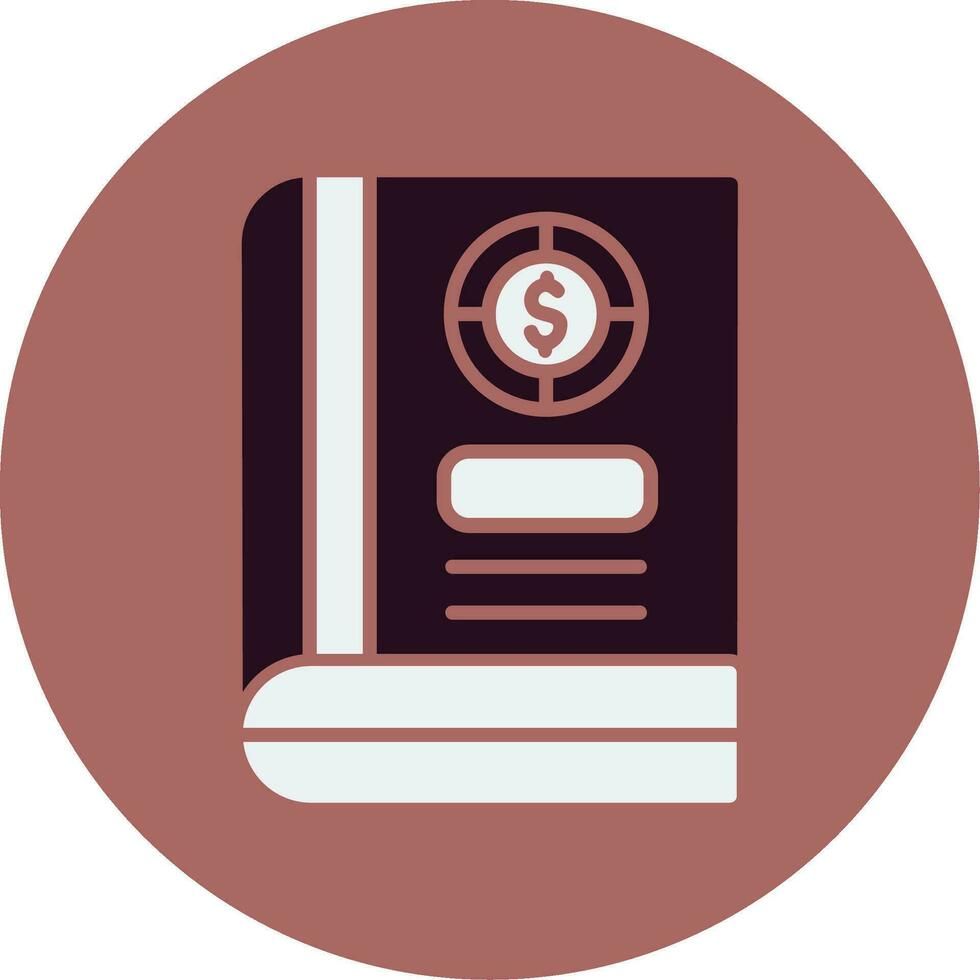 Accounting Book Vector Icon