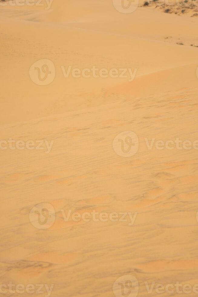 The texture of sand in the desert as a natural background. photo