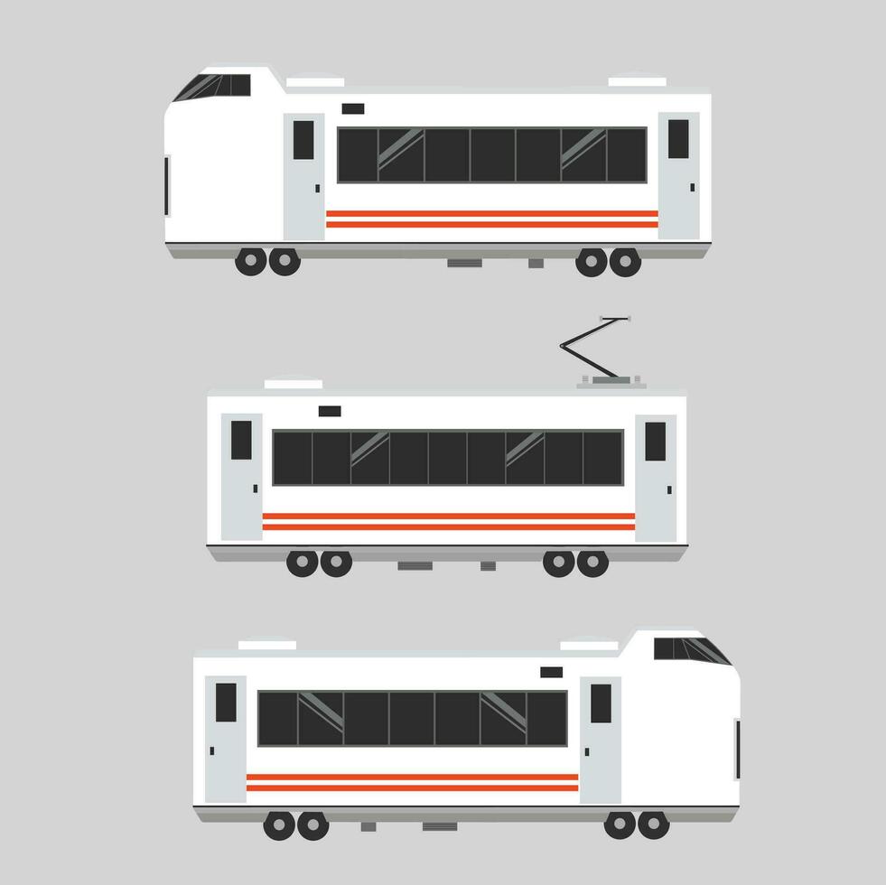 eléctrico tren vector