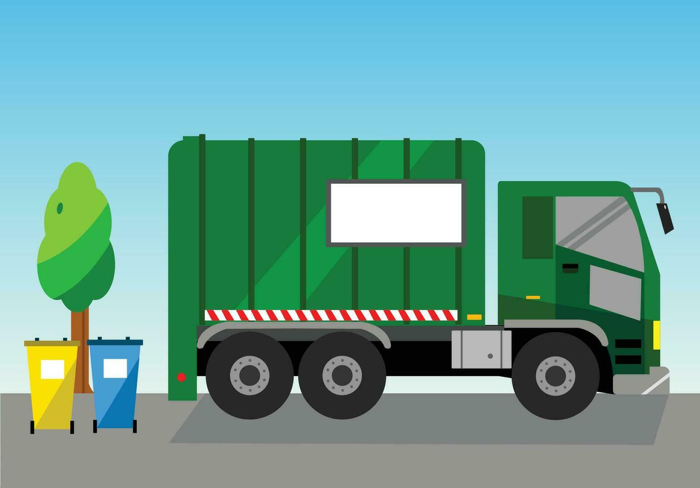 garbage truck vector