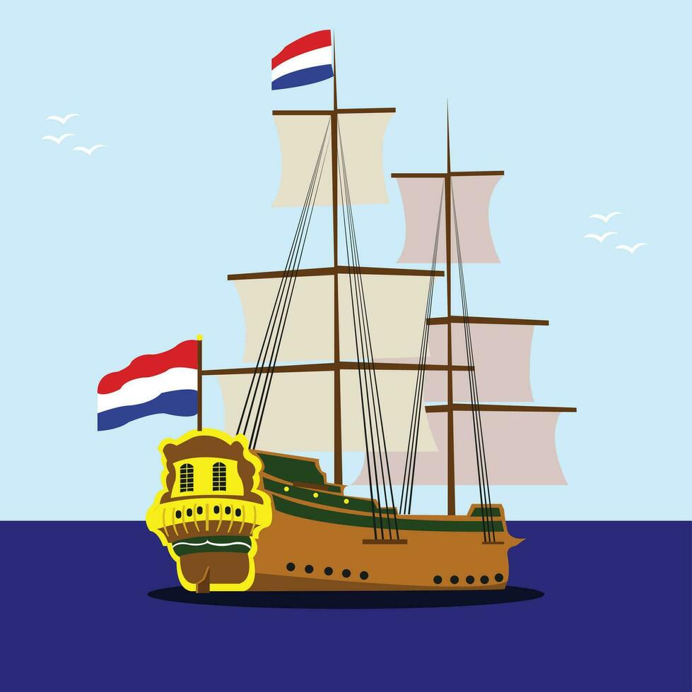 Sail Ship vector