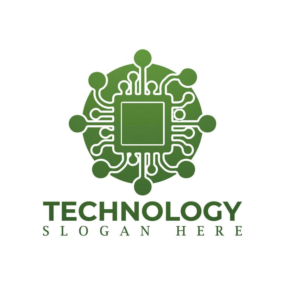 vector logo for corporate identity, technology, biotechnology, internet, system, Artificial Intelligence and computer. technology logo design vector template.