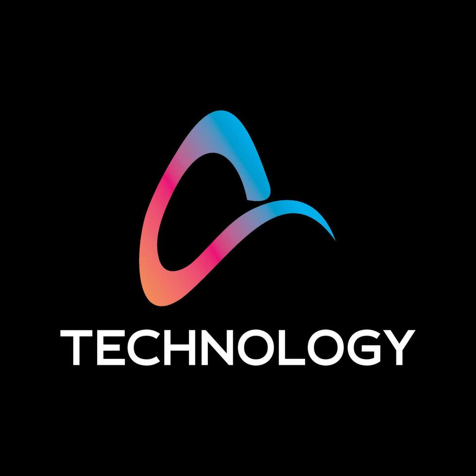 technology logo design vector template for corporate identity, technology, biotechnology, internet, system, Artificial Intelligence and computer.