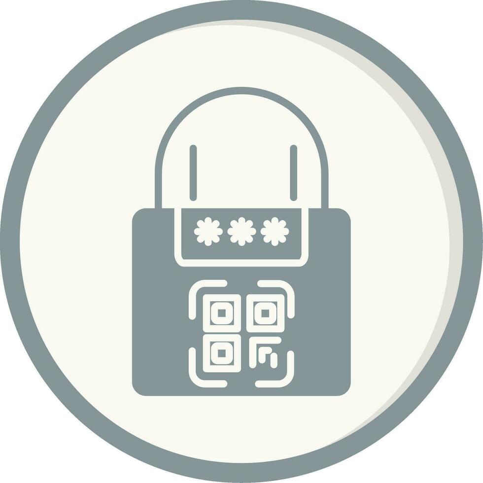 Smart Padlock Vector Icon