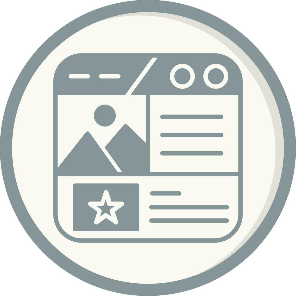 Landing Page Vector Icon