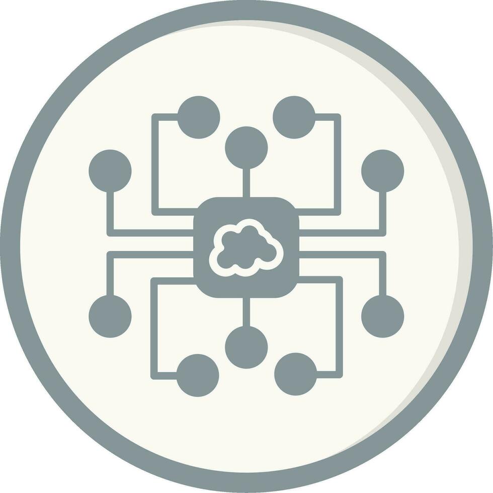 Artificial Intelligence Vector Icon