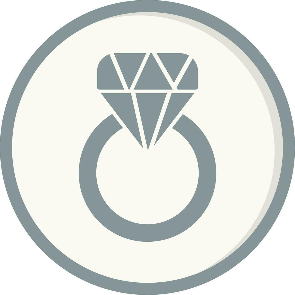 icono de vector de anillo