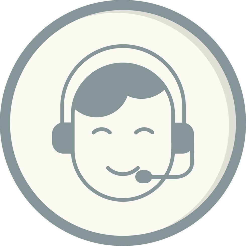 Customer Service Agent Vector Icon