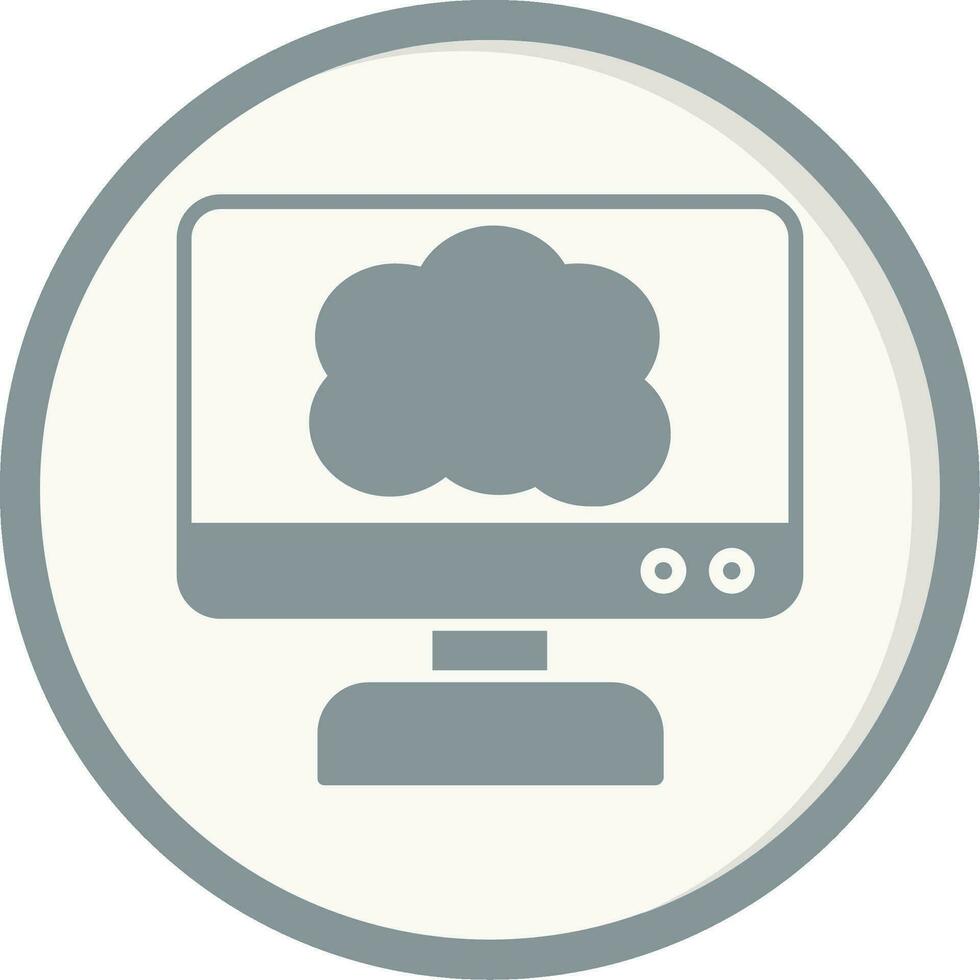 Cloud Computing Vector Icon