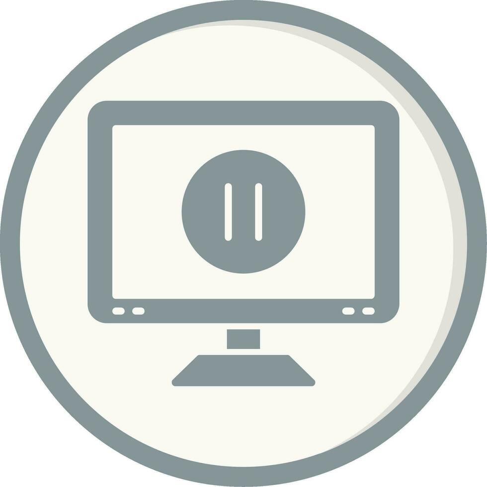 Pause Button Vector Icon