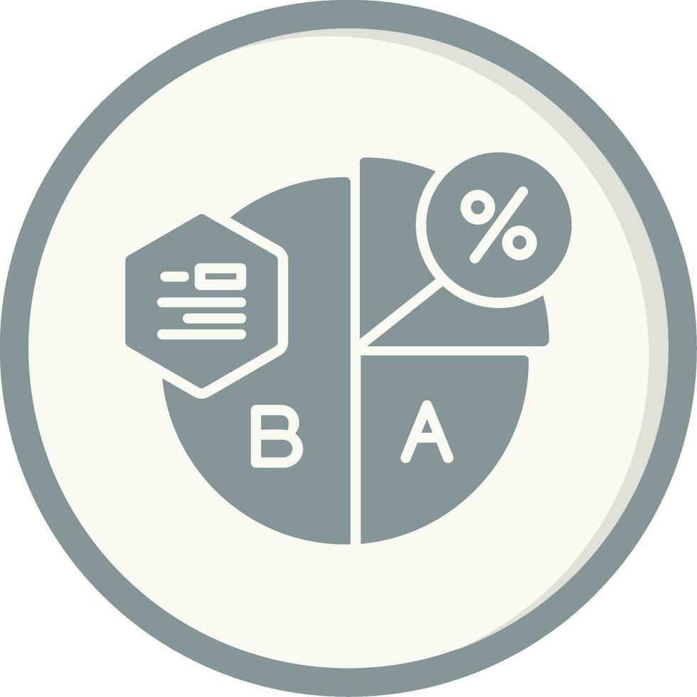 Pie Chart Vector Icon