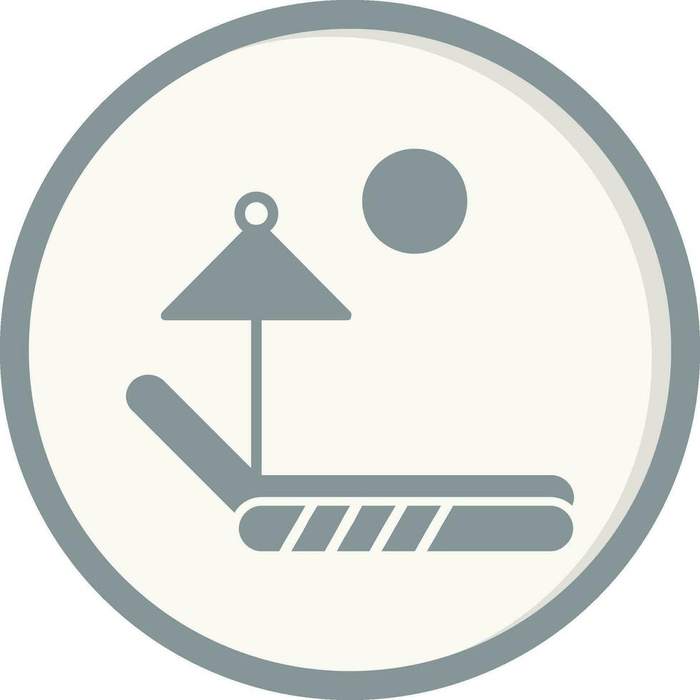 Sunbed Vector Icon