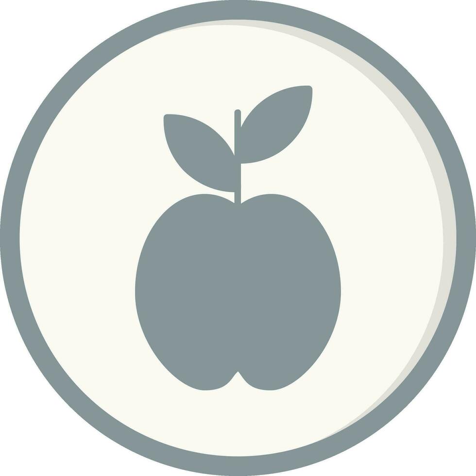 icono de vector de manzana