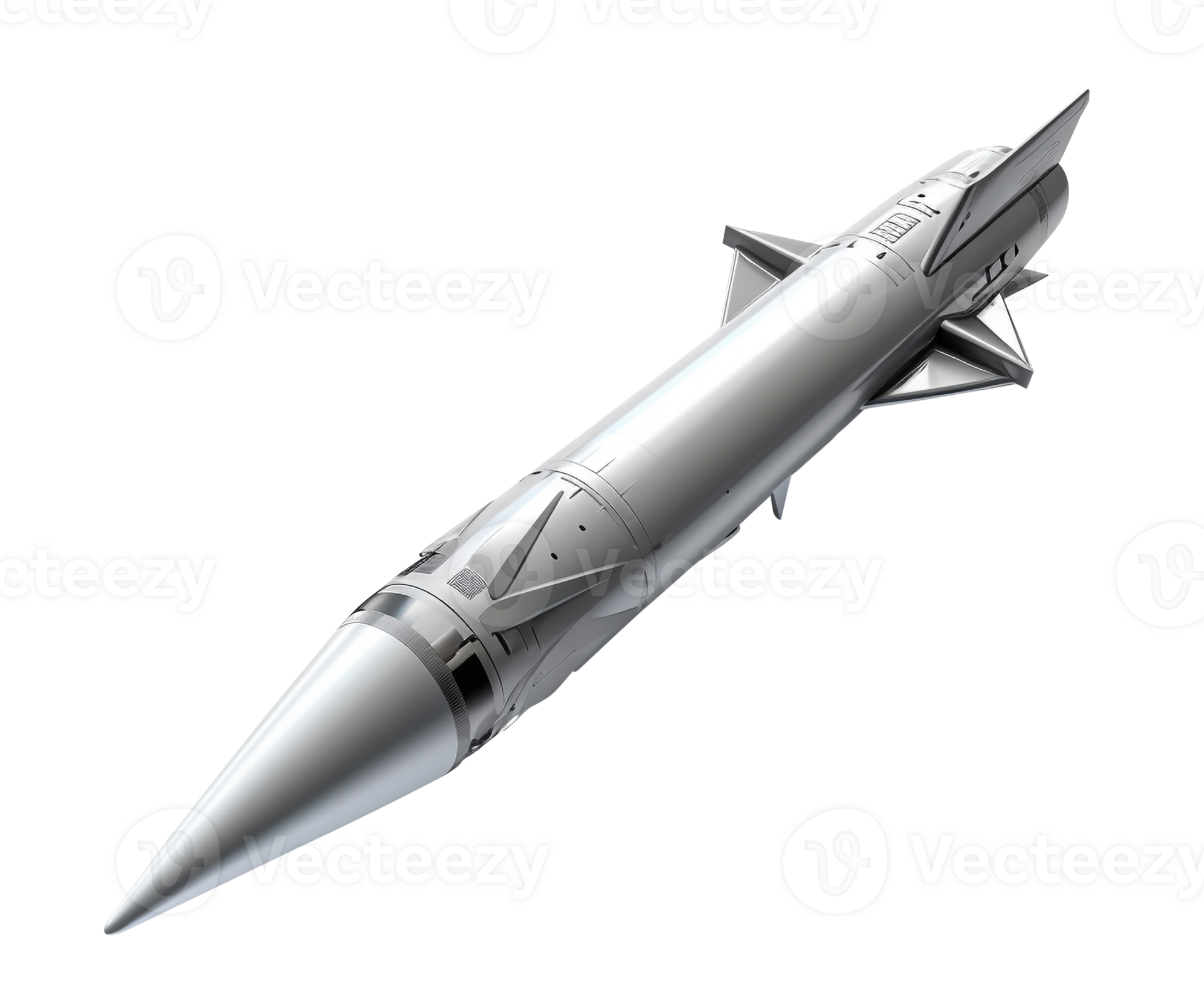 AI generated Missile png supersonic missile png war head png warhead