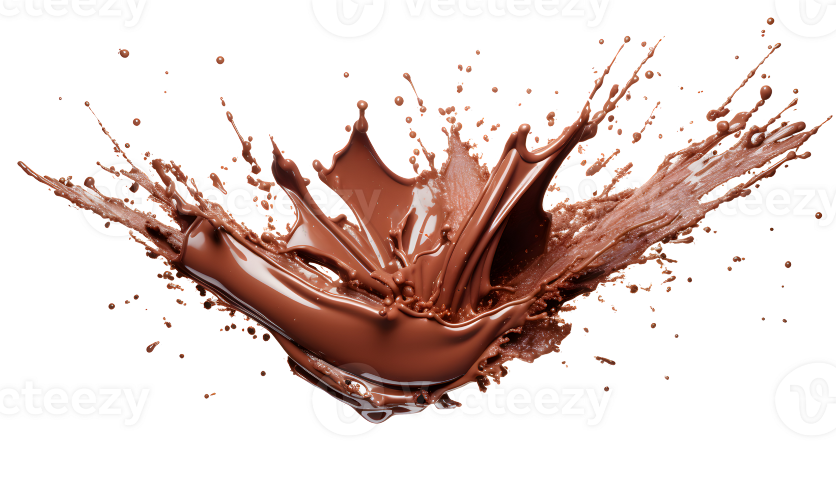 AI generated Liquid chocolate explosion png liquid chocolate burst png chocolate burst png chocolate splashing png chocolate explosion splash png