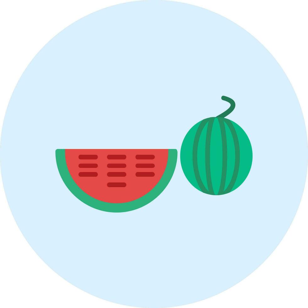 icono de vector de melón de agua
