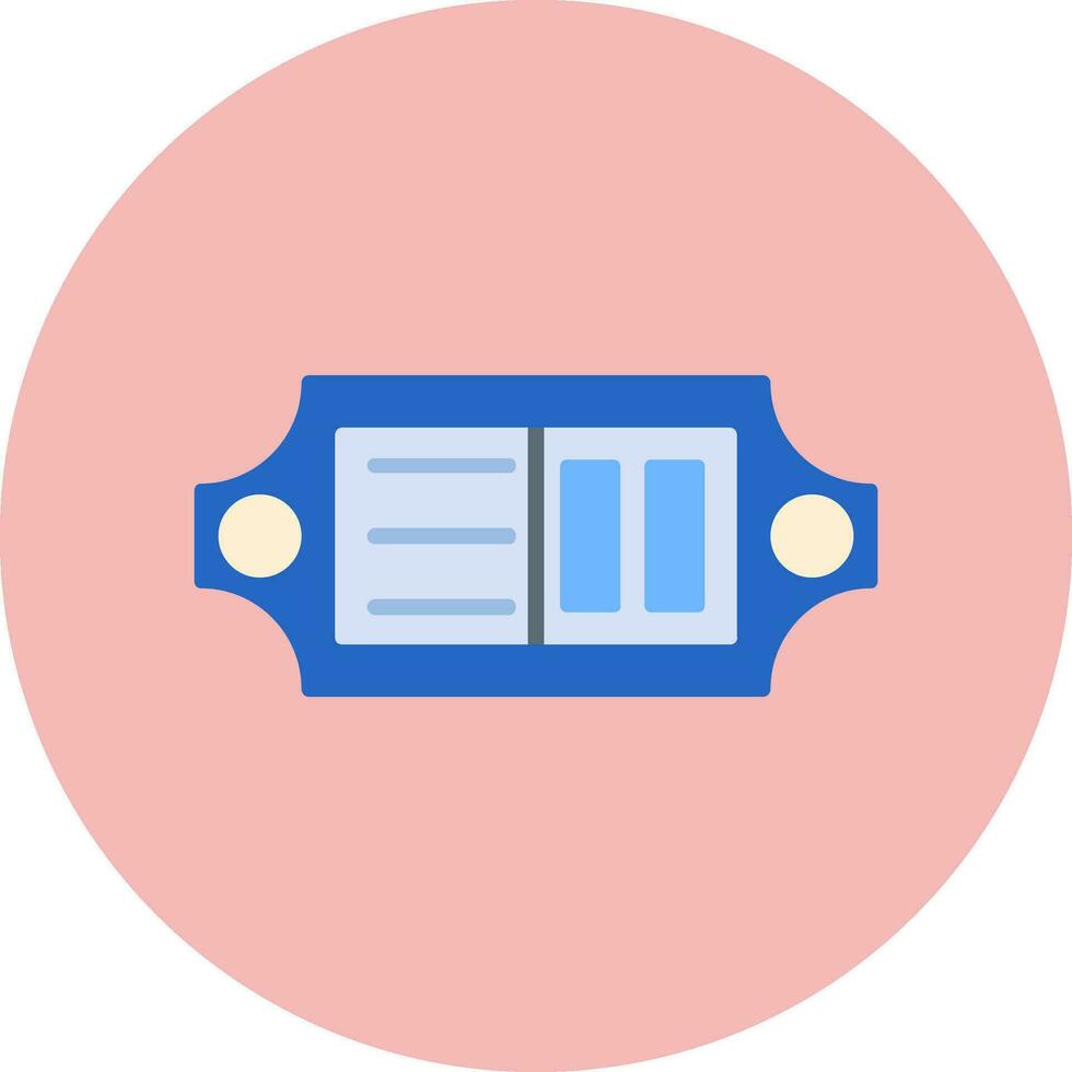 Plane Ticket Vector Icon