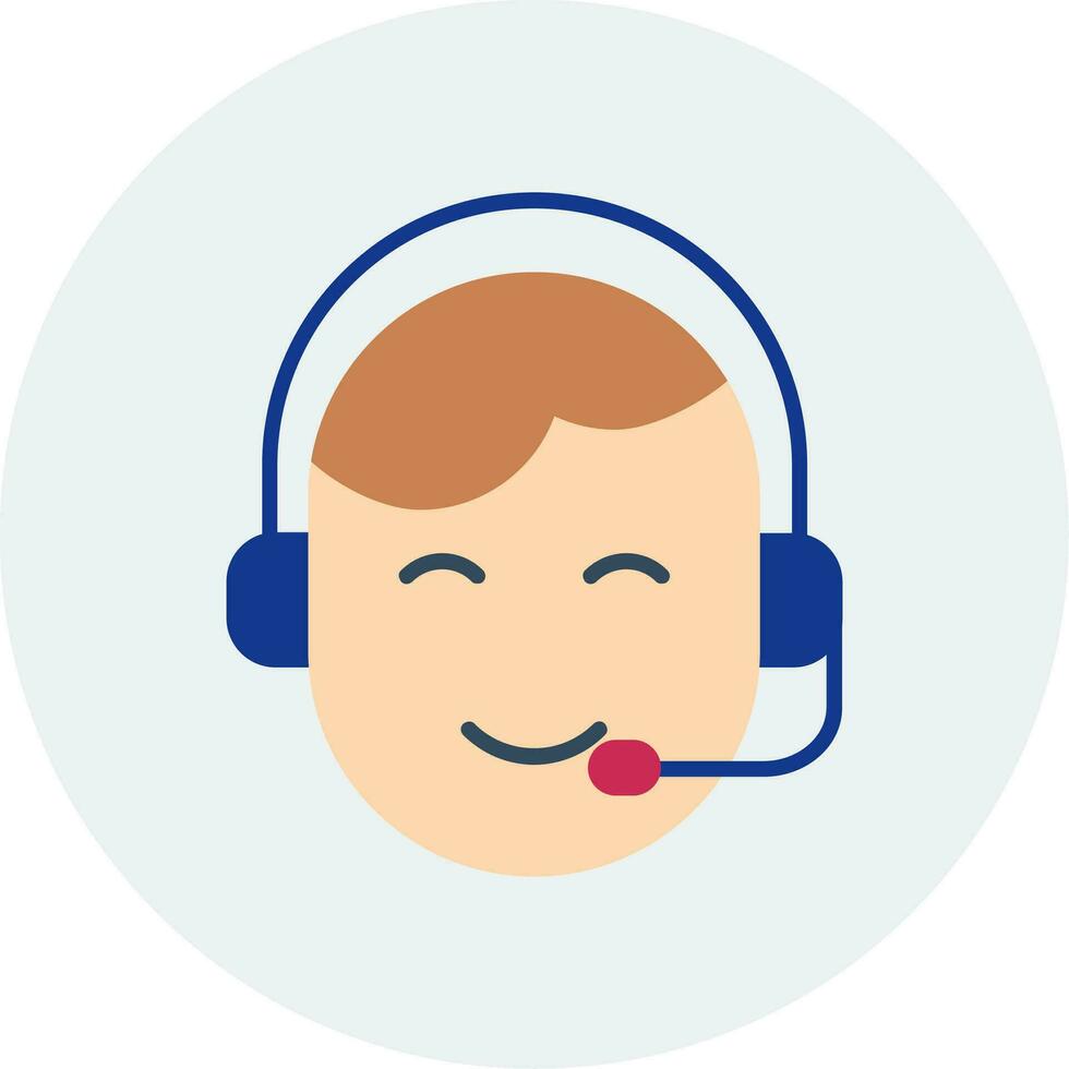 Customer Service Agent Vector Icon