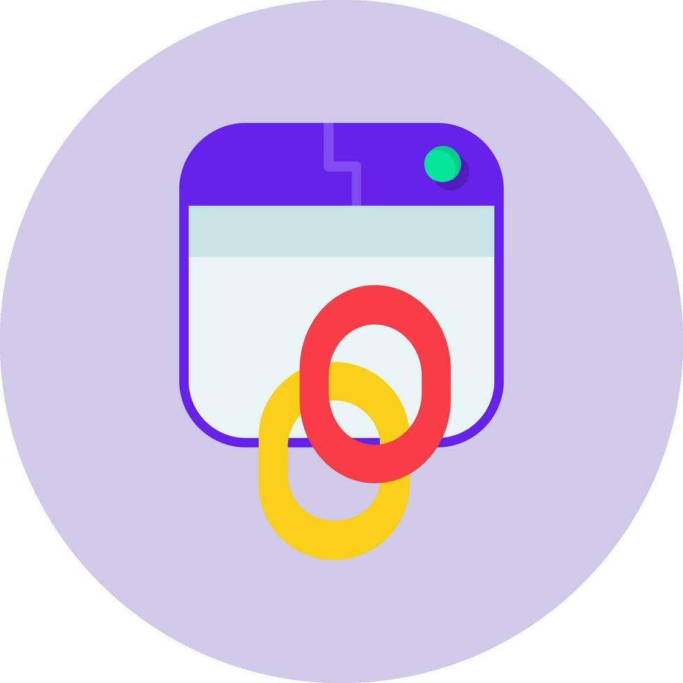 Backlink Vector Icon