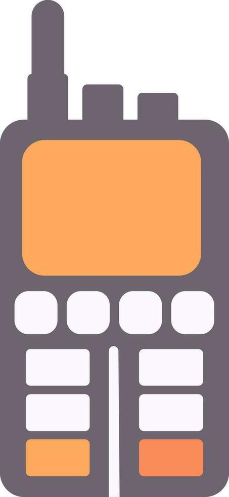 Walkie Talkie Flat Icon vector