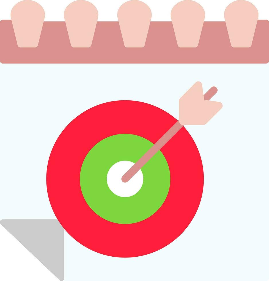 Target Flat Icon vector