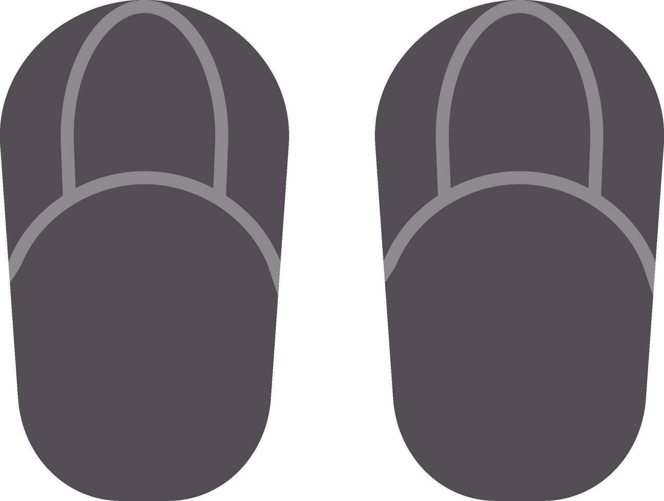 Sandals Flat Icon vector
