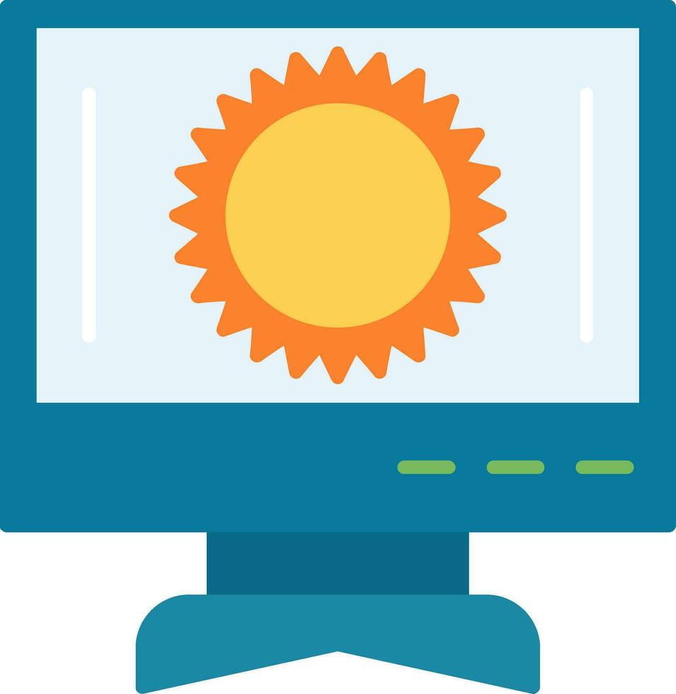 Sun Flat Icon vector