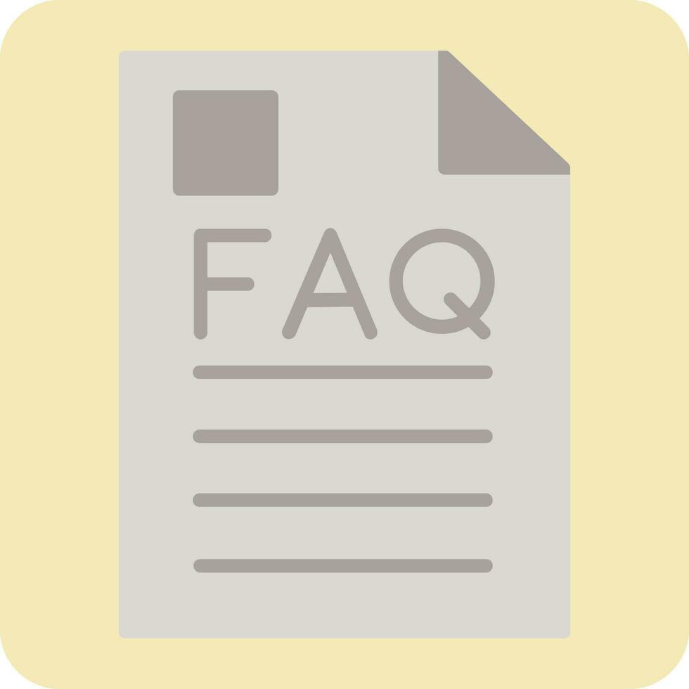 Faq Vector Icon