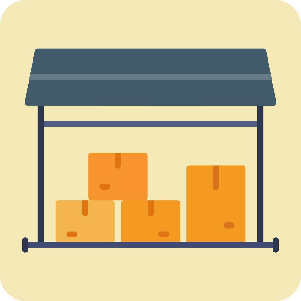 Warehouse Vector Icon
