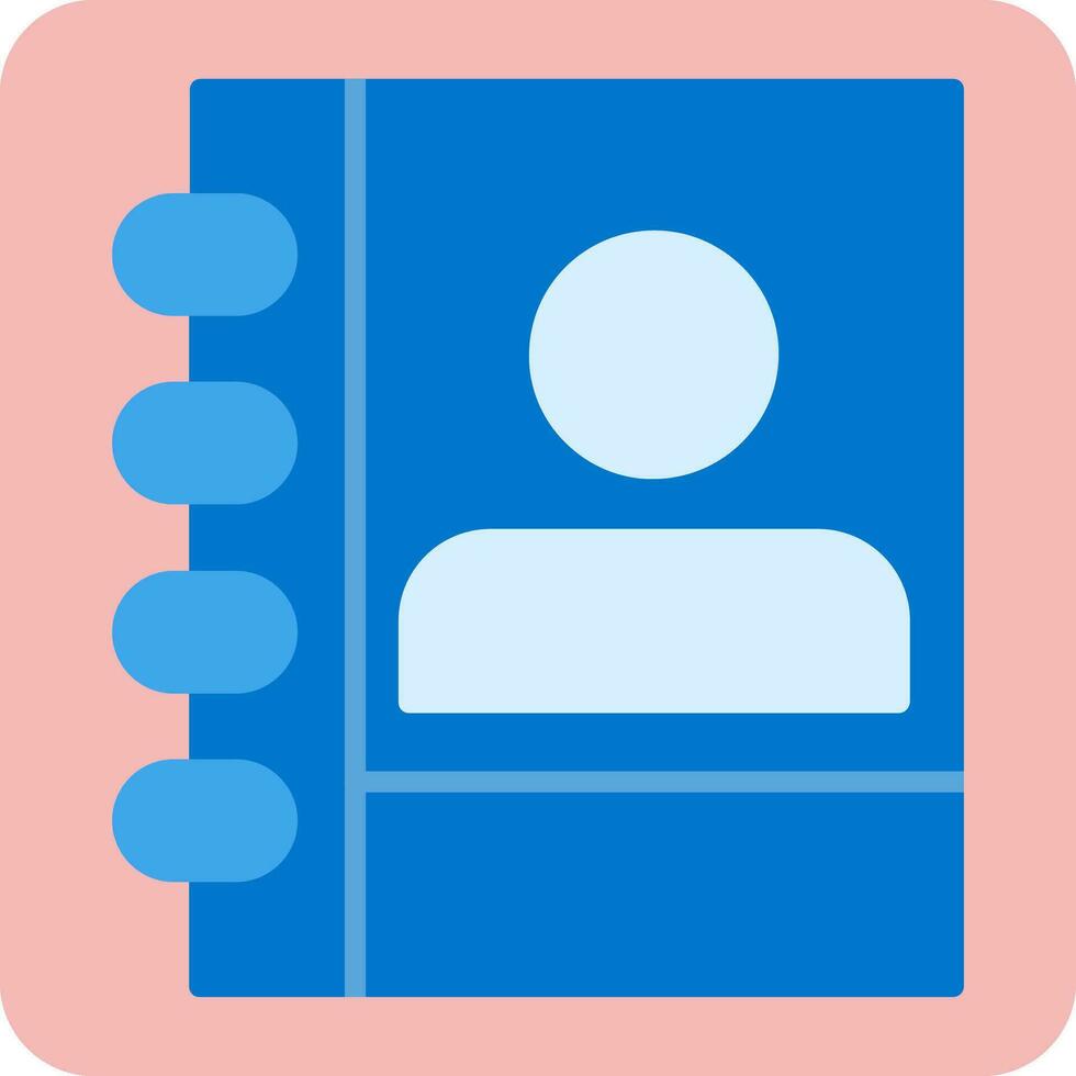 Contact Book Vector Icon