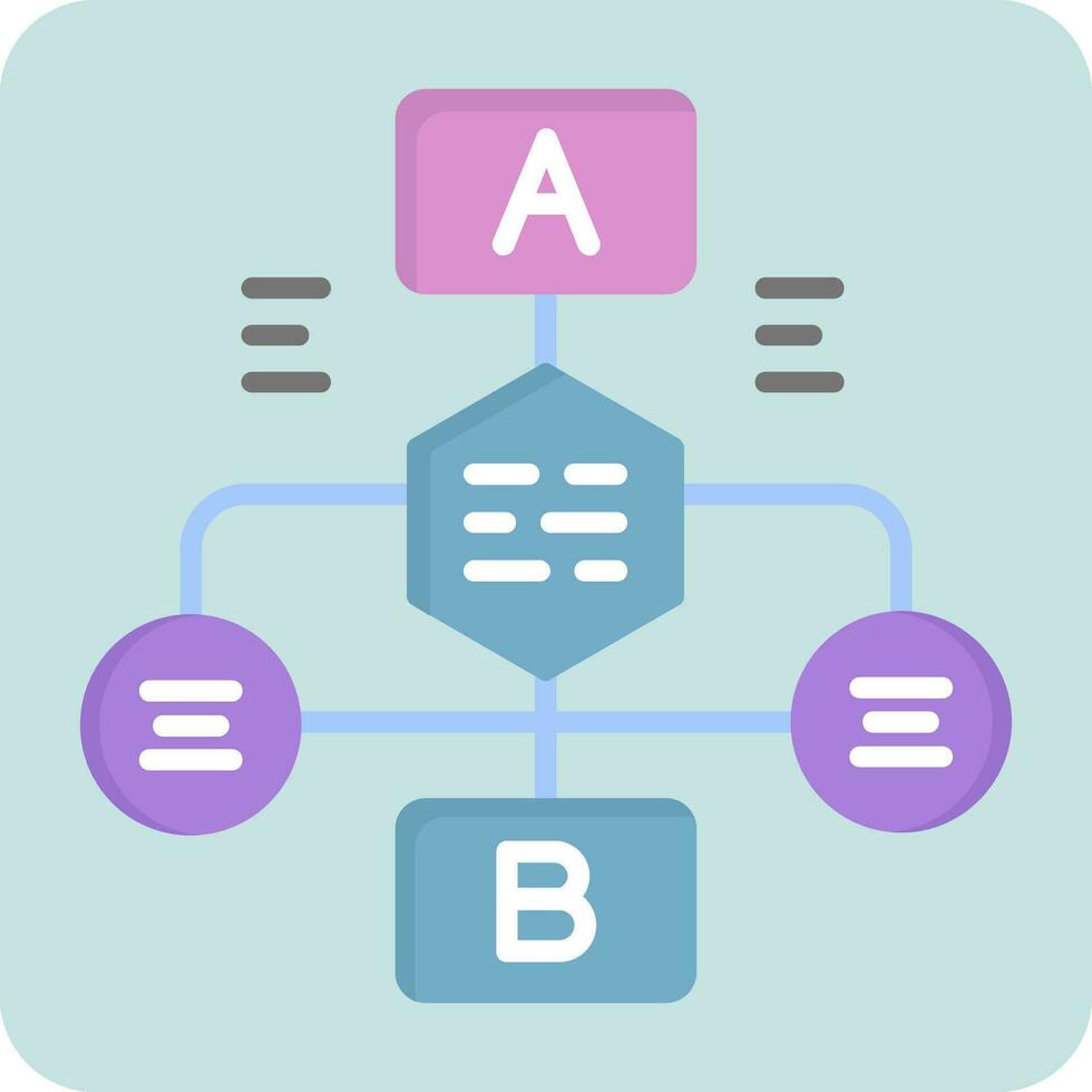 Flowchart Vector Icon