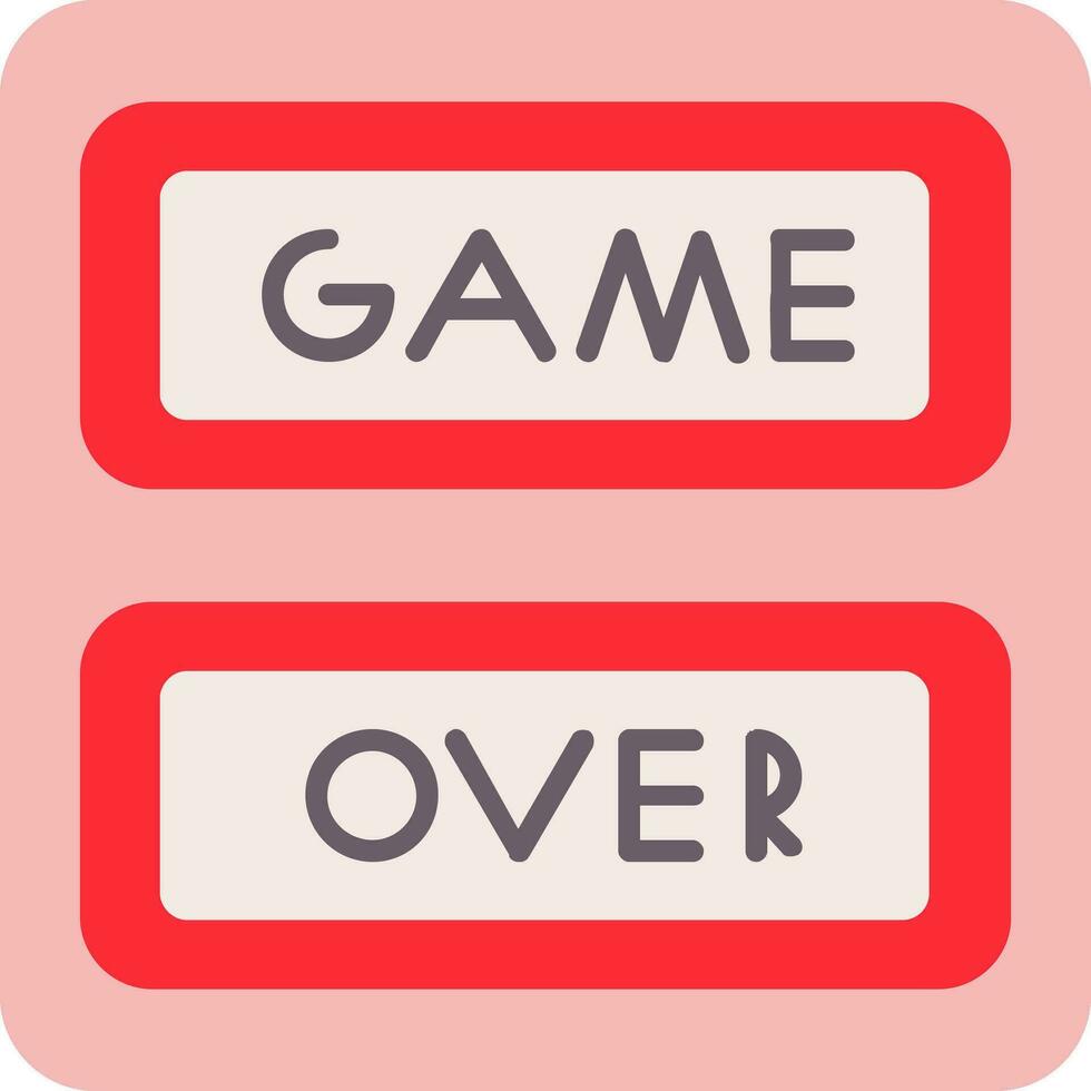 Game over Vector Icon