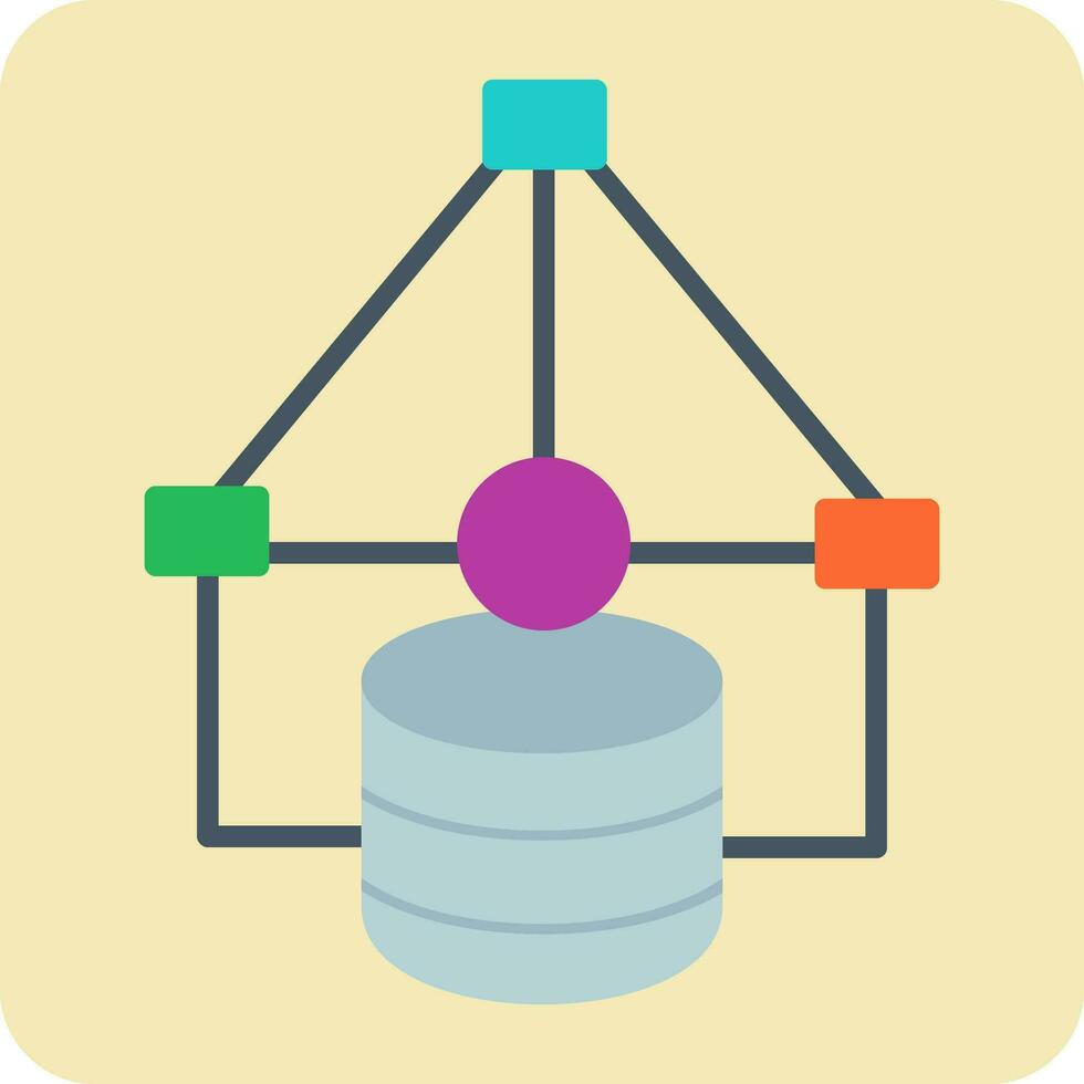 Data Flow Vector Icon