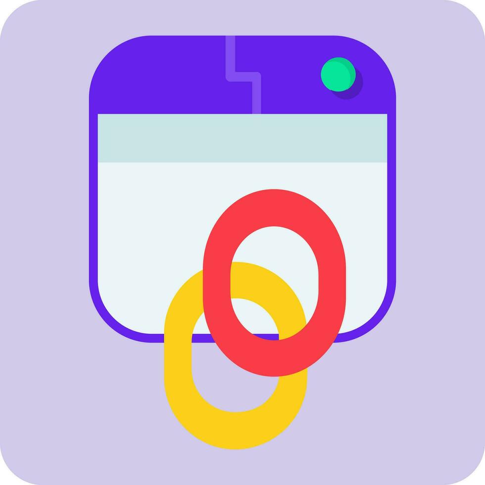 Backlink Vector Icon