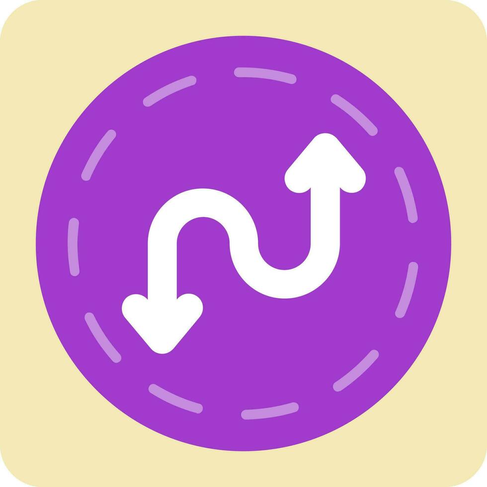 Zigzag Vector Icon