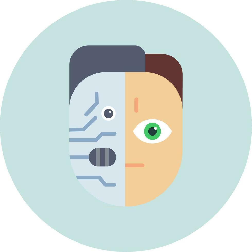Cyborg Vector Icon