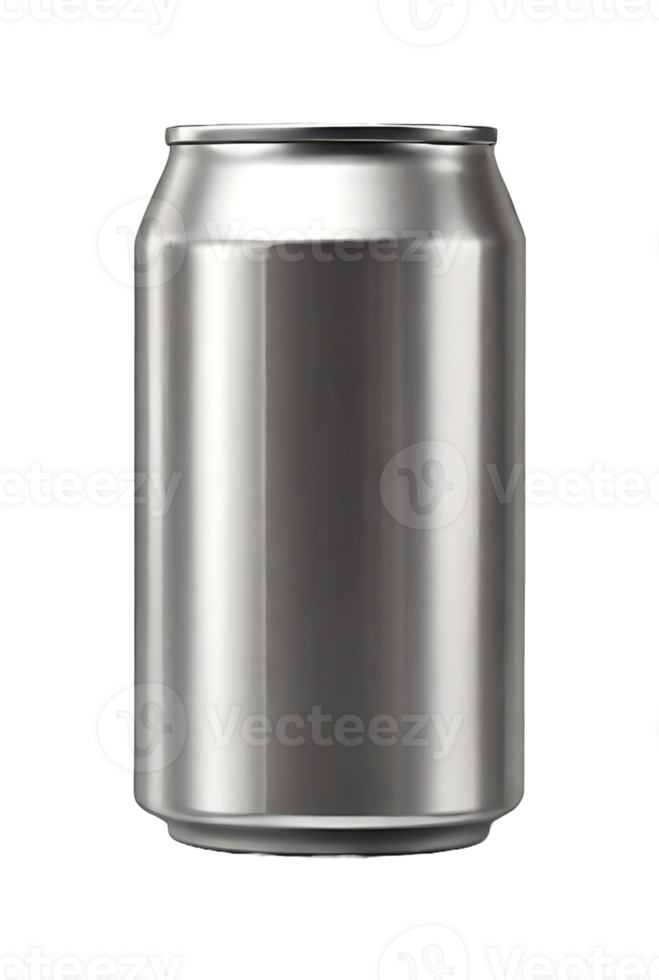 AI generated Aluminum blank soda can PNG