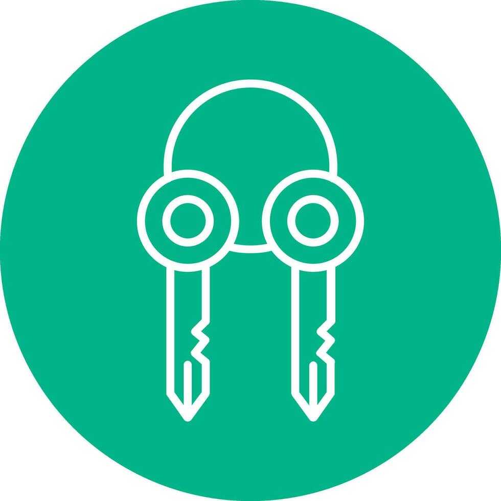 Surrogate Key Vector Icon
