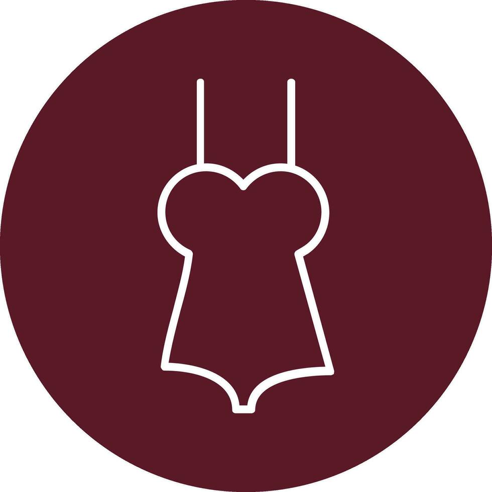 icono de vector de traje de baño