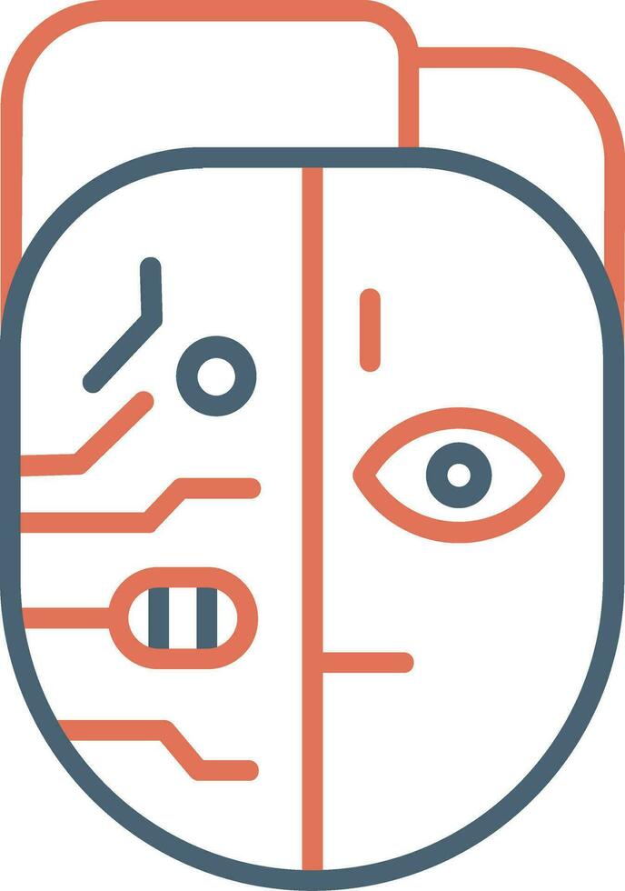 Cyborg Vector Icon