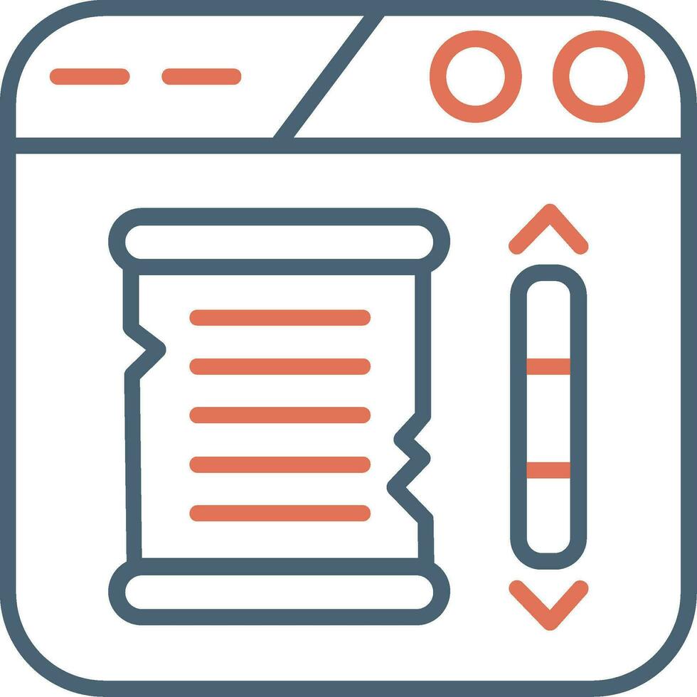 Scroll Vector Icon